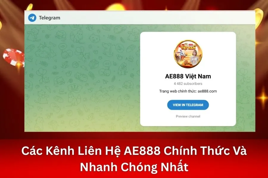 Các Kênh Liên Hệ AE888 Chính Thức Và Nhanh Chóng Nhất