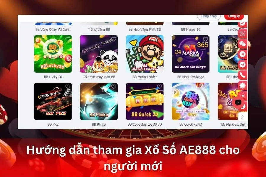 Hướng dẫn tham gia Xổ Số AE888 cho người mới