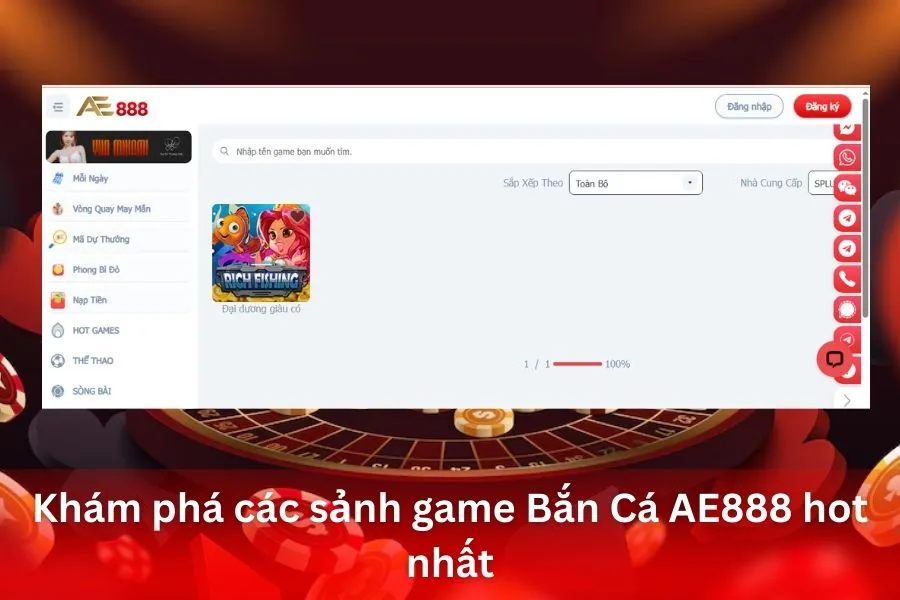 Khám phá các sảnh game Bắn Cá AE888 hot nhất