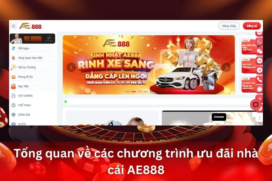 Tổng quan về các chương trình ưu đãi nhà cái AE888